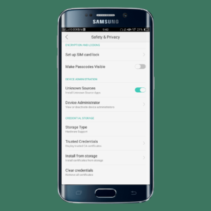 enable unknown sources