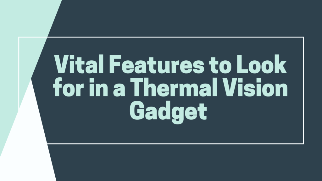 Vital Features to Look for in a Thermal Vision Gadget